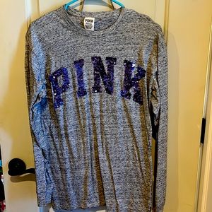 PINK LONG SLEEVE SHIRT SPORTY.